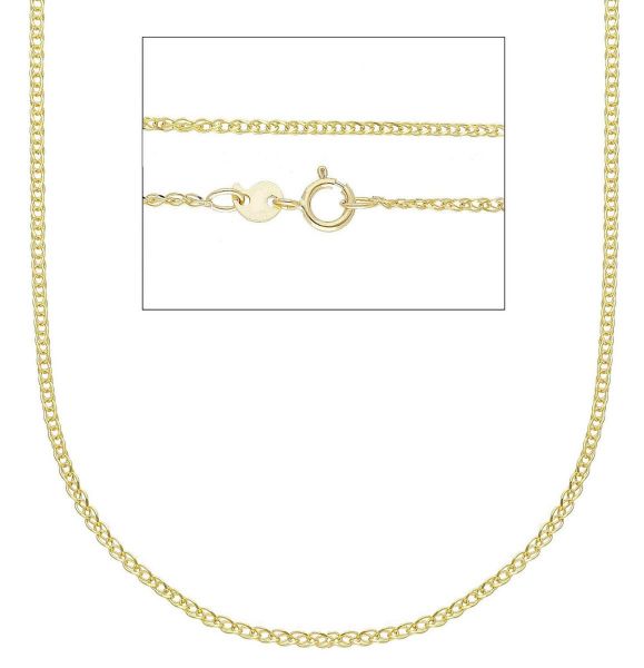 Immagine di Catena Spiga oro massiccio giallo 9k | 50 cm