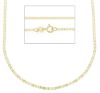 Immagine di Catena Traversino oro massiccio giallo 9k | 45 cm 