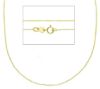 Immagine di Catenina Rolo oro massiccio giallo 9k | 45 cm 