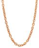 Immagine di Catenina Rolò ovale oro rosa 18k | 45 cm 