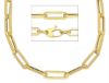 Imagen de Collar de cadena largo oro amarillo 18k | 80 cm 