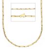 Immagine di Catena a tubetto uomo donna oro giallo 9k | 50 cm