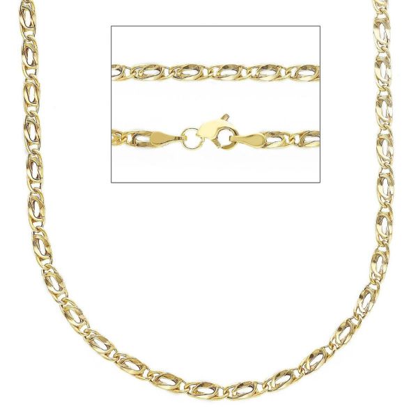 Imagen de Cadena Gargantilla mujer Ojo de Perdiz oro 9k | 45 cm 