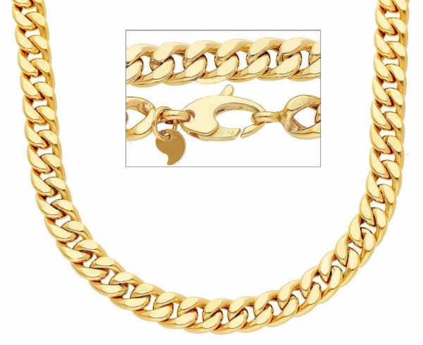 Immagine di Catena Cubana oro giallo 9k | 45 cm 