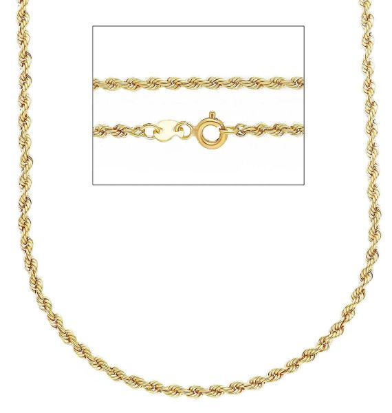 Imagen de Collar malla Cordón oro amarillo 9k | 45 cm 