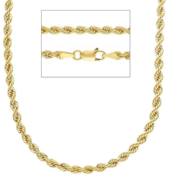 Imagen de Collar malla Cordón oro amarillo 9k | 50 cm 