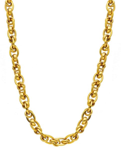 Immagine di Collana maglia intrecciata oro giallo 18k | 42 cm 