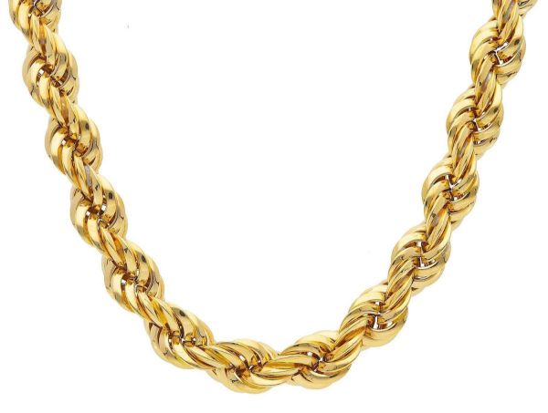 Imagen de Collar malla Cordón oro amarillo 18k | 45 cm 