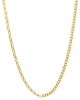 Picture of 9k yellow gold fancy link chain Necklace | 45 cm
