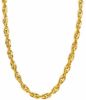 Picture of 18k yellow gold fancy link chain Necklace | 45 cm