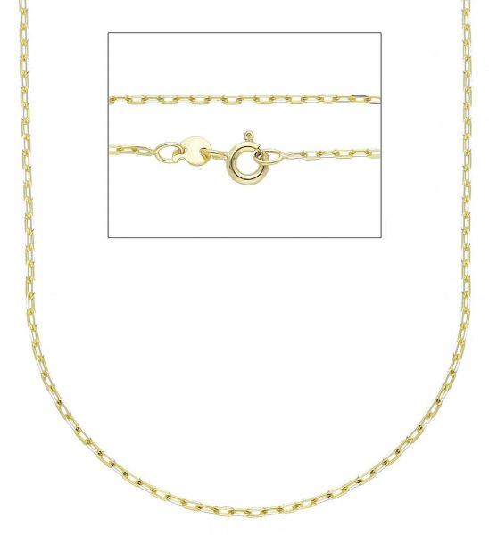 Imagen de Collar malla Forzada oro amarillo macizo 9k | 50 cm 