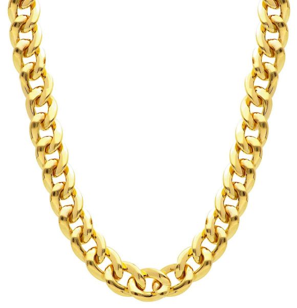 Immagine di Collana maglia Groumette oro giallo 18k | 45 cm 