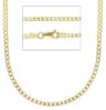 Picture of Solid 9k yellow gold Curb link Chain | 50 cm