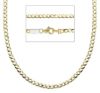 Picture of Solid 9k yellow gold Cuban link Chain | 50 cm