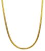 Imagen de Collar de Serpiente plano oro amarillo 9k para  mujer | 45,5 cm 