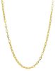 Picture of 18k yellow gold Paperclip chain Necklace | 50 cm
