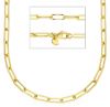 Imagen de Collar Paper Clip oro amarillo 9k | 45 cm 