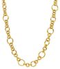 Imagen de Collar malla Belcher alternada oro amarillo 18k | 45 cm 
