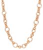 Immagine di Collana Rolò alternata oro rosa 18k | 45 cm 