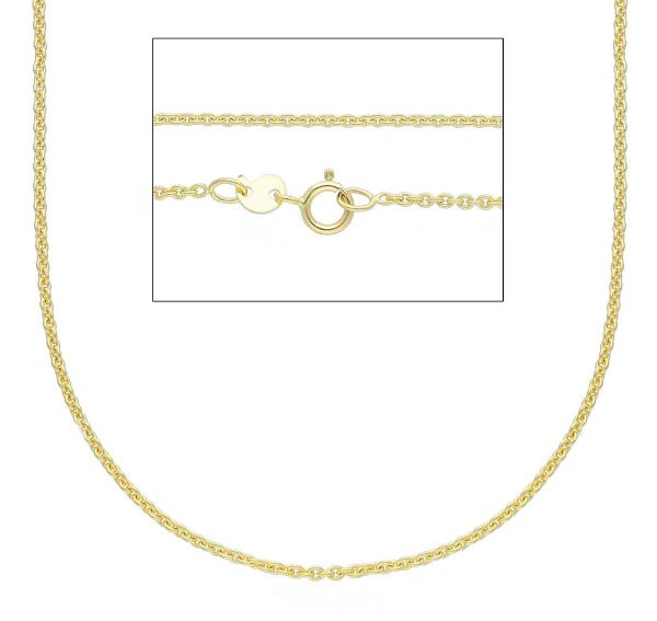 Immagine di Collana Rolò oro massiccio giallo 9k | 40 cm 