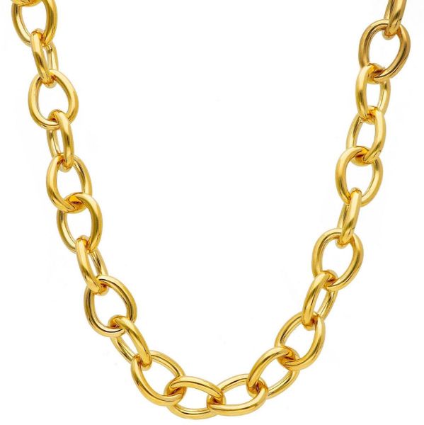 Imagen de Collar Rolò para mujer oro amarillo 18k | 45 cm 