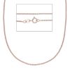 Imagen de Collar Rolò oro rosa macizo 9k | 45 cm 