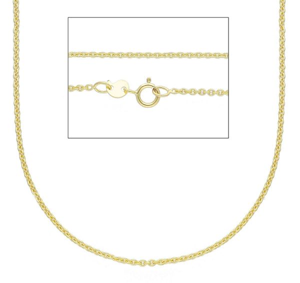 Immagine di Collana Rolò uomo donna oro massiccio giallo 9k | 50 cm