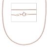 Imagen de Collar malla Rolo oro rosa macizo 9k | 50 cm 