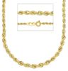 Immagine di Collana Corda Funetta scalare oro giallo 9k | 45 cm 