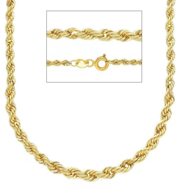 Immagine di Collana Corda Funetta scalare oro giallo 9k | 45 cm 