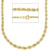Immagine di Collana Corda scalare oro giallo 9k | 50 cm