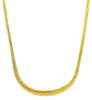 Imagen de Collar escalar de Serpiente plano oro amarillo 9k | 45 cm 