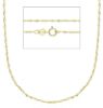 Picture of Solid 9k yellow gold Singapore Necklace | 50 cm