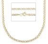 Picture of 9k yellow gold men's Anchor chain Necklace | 60 cm