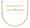 Picture of 9k yellow gold men's Anchor chain Necklace | 60 cm