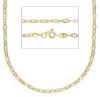 Imagen de Collar eslabón Calabrote oro amarillo 9k | 50 cm 