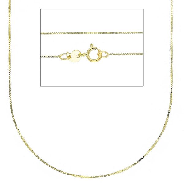 Immagine di Collana maglia Veneziana oro massiccio giallo 9k | 50 cm