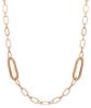 Picture of 18k rose gold Italian chain Chocker | 40 cm