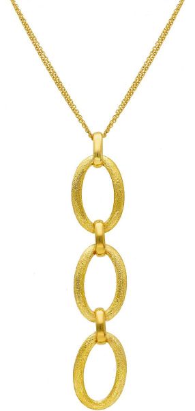 Picture of 18k yellow gold Italian chain Necklace | 40+2 cm