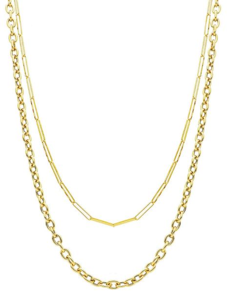 Picture of 18k yellow gold Italian chain Chocker | 42 cm