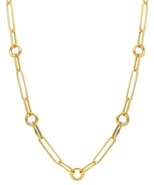 Picture of 18k yellow gold Italian chain Chocker | 42 cm