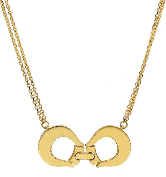 Picture of 18k yellow gold Italian chain Necklace | 42+3 cm