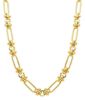 Picture of 18k yellow gold Italian chain Necklace | 43 cm