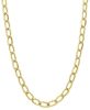 Picture of 18k yellow gold Italian chain Necklace | 45 cm