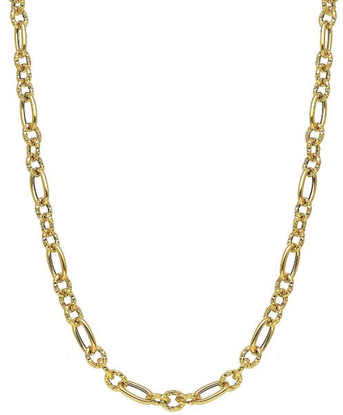 Picture of 18k yellow gold Italian chain Necklace | 45 cm