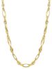 Imagen de Gargantilla para mujer malla trenzada oro amarillo 18k | 45 cm 