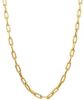 Imagen de Gargantilla malla Paperclip oro amarillo 18k | 45 cm 