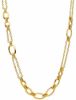 Immagine di Girocollo maglia fantasia oro giallo 18k | 45 cm 