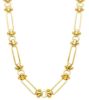 Picture of 18k yellow gold Italian chain Necklace | 45 cm