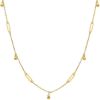 Picture of 18k yellow gold Italian chain Necklace | 45 cm